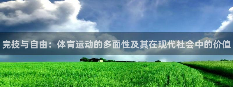 谈球吧：竞技与自由：体育运动的多面性及其在现代社会中的价值